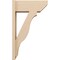 Ekena Millwork 7 1/2-in W x 18-in D x 30-in H Funston Slat Rough Cedar Woodgrain TimberThane Outlooker, Primed Tan OUTUR075X18X30FST24RCPR - alternate 5